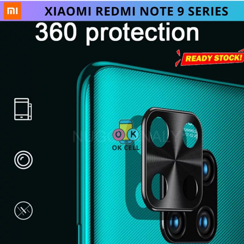 Ring Kamera Xiaomi Redmi Note 9 / 9S / 9 Pro / 9 Pro Max - Pelindung Camera Lensa Metal Premium