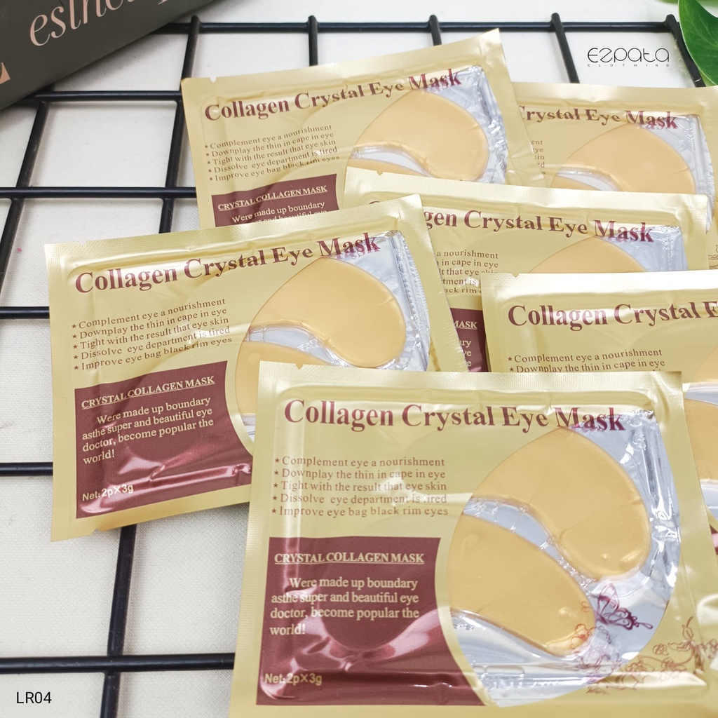 Eye Mask Gold Eye Collagen Crystal Masker Kantung Bawah Mata