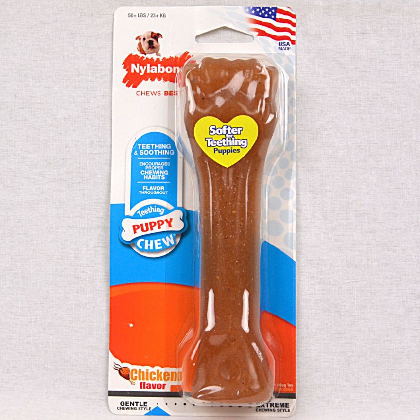 

NYLABONE Mainan Anakan Anjing PUPPYCHEW Bone SOUPER