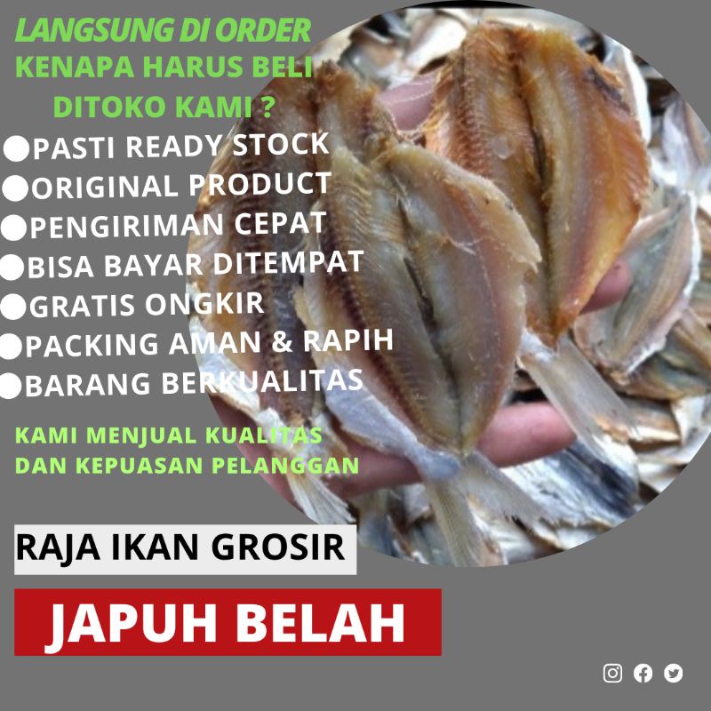 

IKAN ASIN BAGUS JAPU BELAH 1 KILO