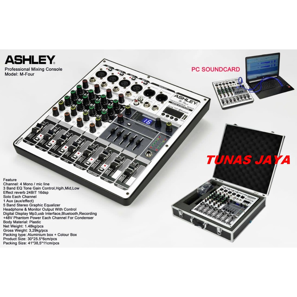 Mixer ASHLEY M FOUR Mfour Original Garansi Resmi