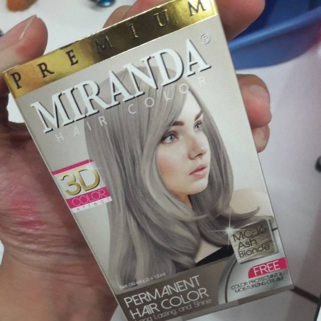 Miranda bleaching / hair colour / cat rambut miranda