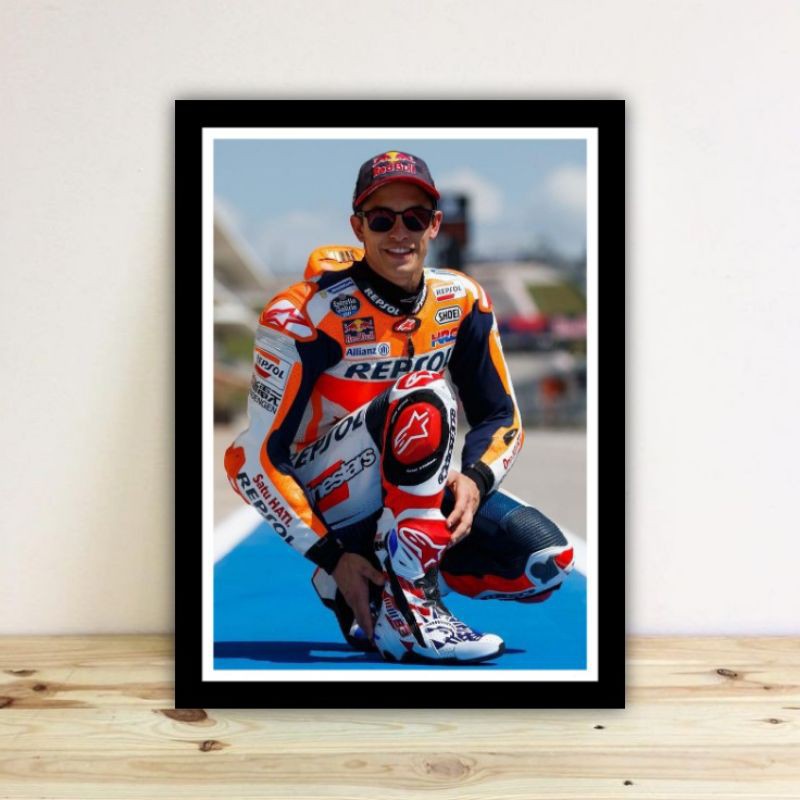 poster hiasan dinding marq marquez 06.