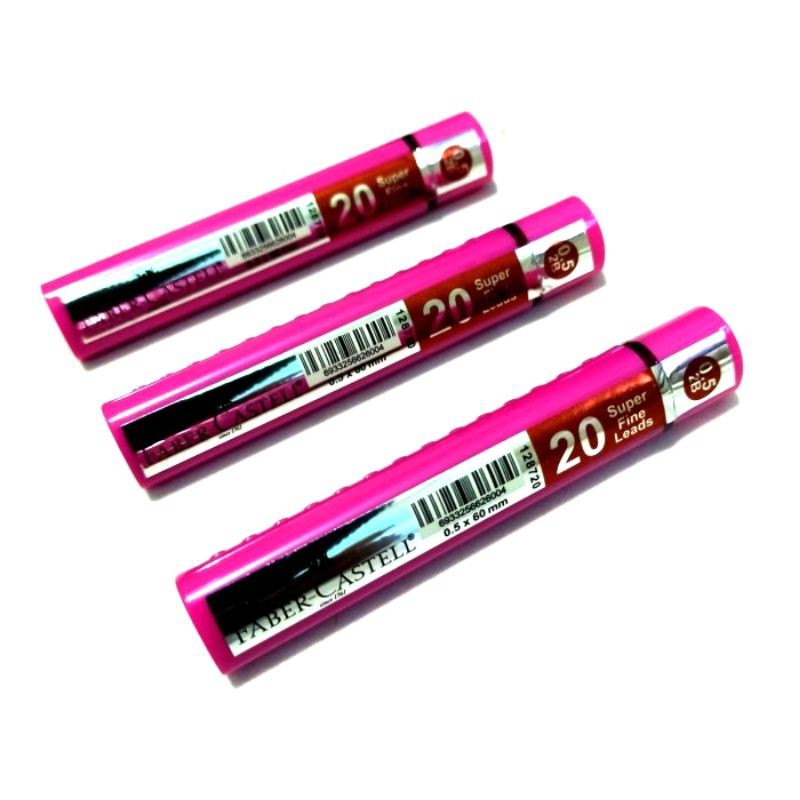

Isi Pensil mekanik Faber Castell 2B 0.5 mm/ Lead superfine grip 0.5 mm