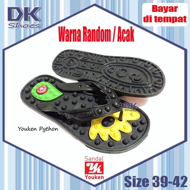 Youken Python 39-42 Sandal Kesehatan / Sandal Rematik / Sandal Rumah / Sandal Sehari-hari