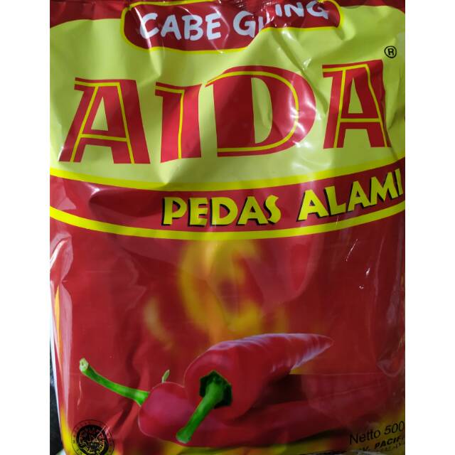 

Cabe bubuk pedass Aidaa 500gram