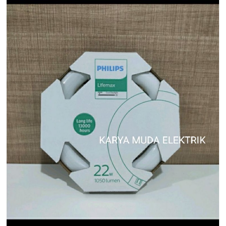 lampu TL lifermax Philips 22watt/lampu TL ring 22wat Philips