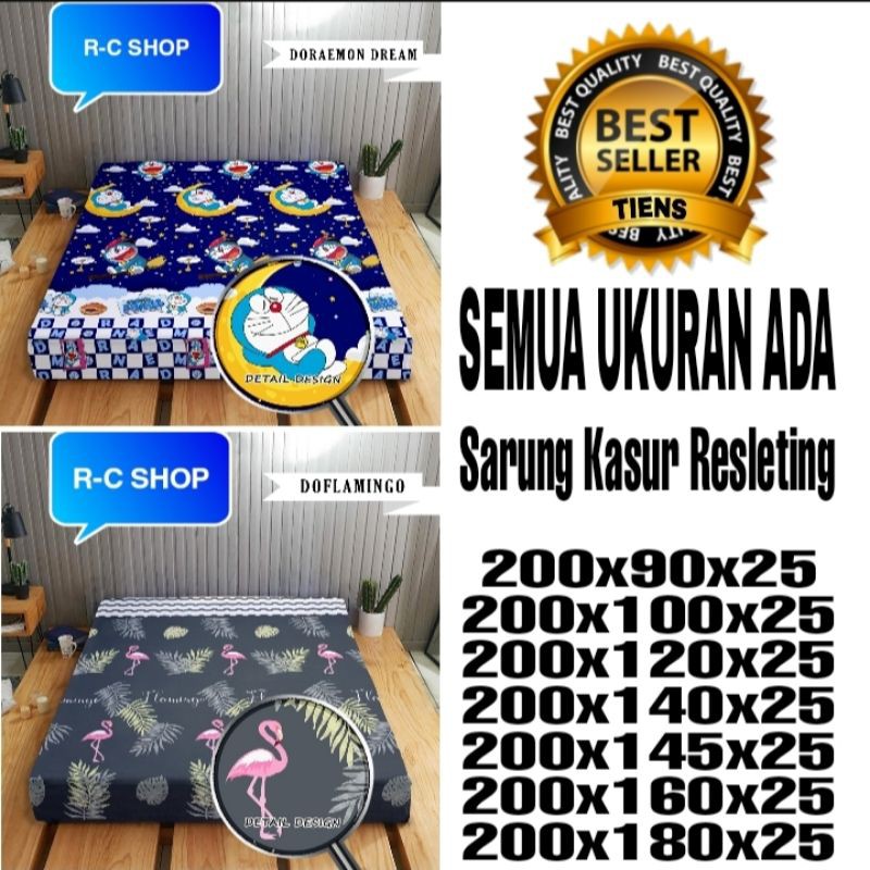 Sarung Kasur Busa Resleting Ketebalan 25 cm