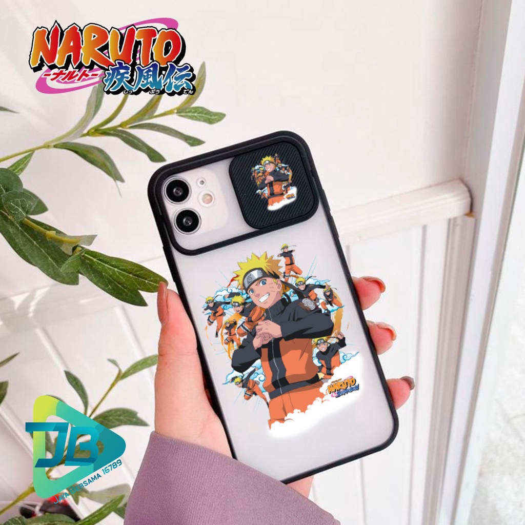 SOFTCASE SLIDE KAMERA NARUTO OPPO VIVO SAMSUNG XIAOMI REALME IPHONE ALL TYPE JB4939