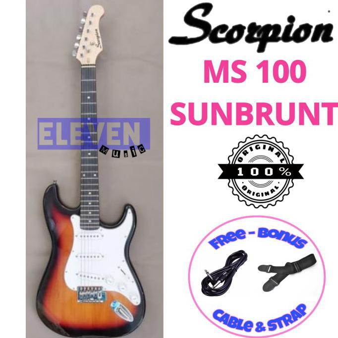 Gitar Elektrik Scorpion Ms100 Ms 100
