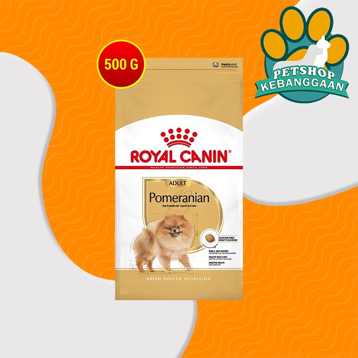 Royal Canin Pomeranian adult Makanan Anjing Dewasa Dry Food 500GR