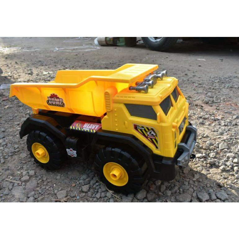 Mainan Mobil Truk Dump Jumbo/ Truck Konstruksi Ukuran Jumbo/ Truk Pasir Jomplang Besar