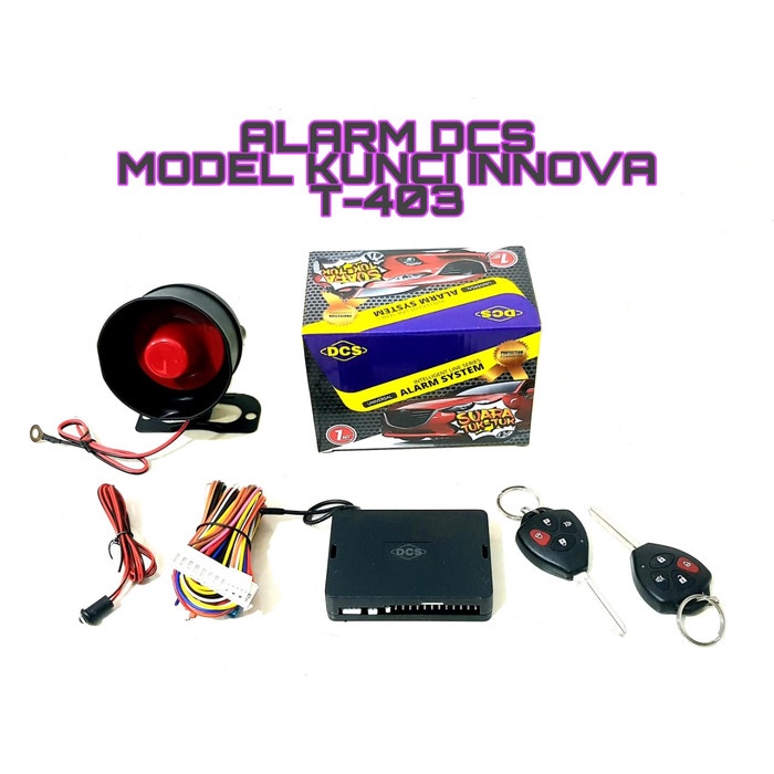 TERMURAH  Car Alarm Mobil DCS KOMPLIT T207 T245 T226 T289 T291 suara TUK TUK Original Universal Semua Mobil 12V