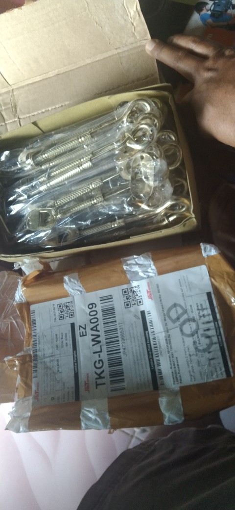 Hak Angin Bulat 8 Inch Gold Rtk Kunci Jendela Kait Jendela Cantolan Jendela Cengkal Penyangga