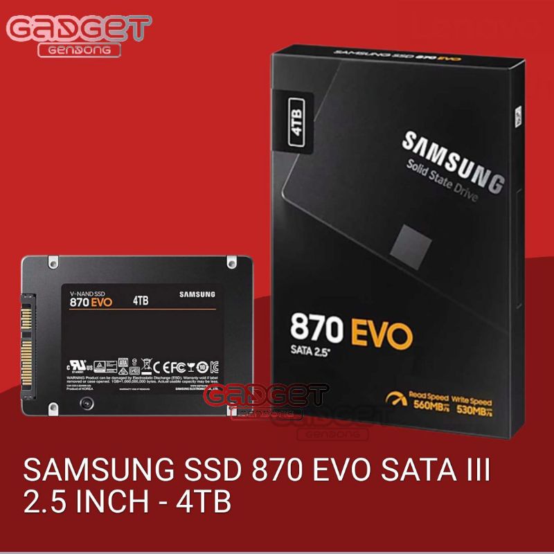 Samsung SSD 870 EVO Sata III 2.5&quot; Internal SSD