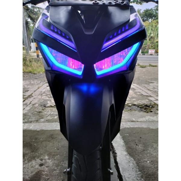 REFLEKTOR NEW VARIO 125 & 150 LENGKAP LAMPU ALIS DAN DEVIL