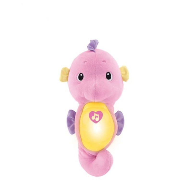 Fisher Price Snug &amp; Glow Sea Horse Teman Tidur Bayi - Pink