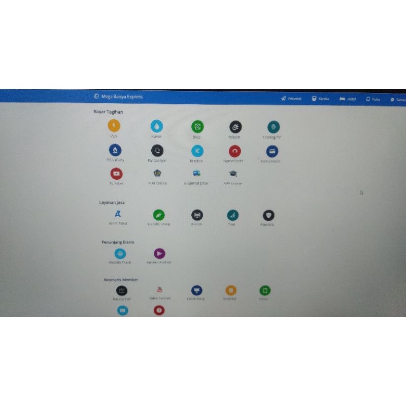 Software MMBC Tour & Travel Sejuta Kurir PPOB