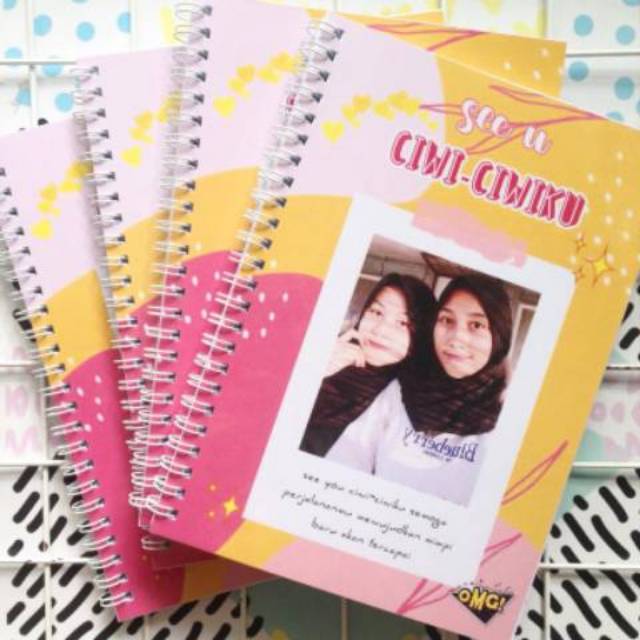 Notebook Notes Custom A5 Buku Tulis Agenda Custom free bookmark