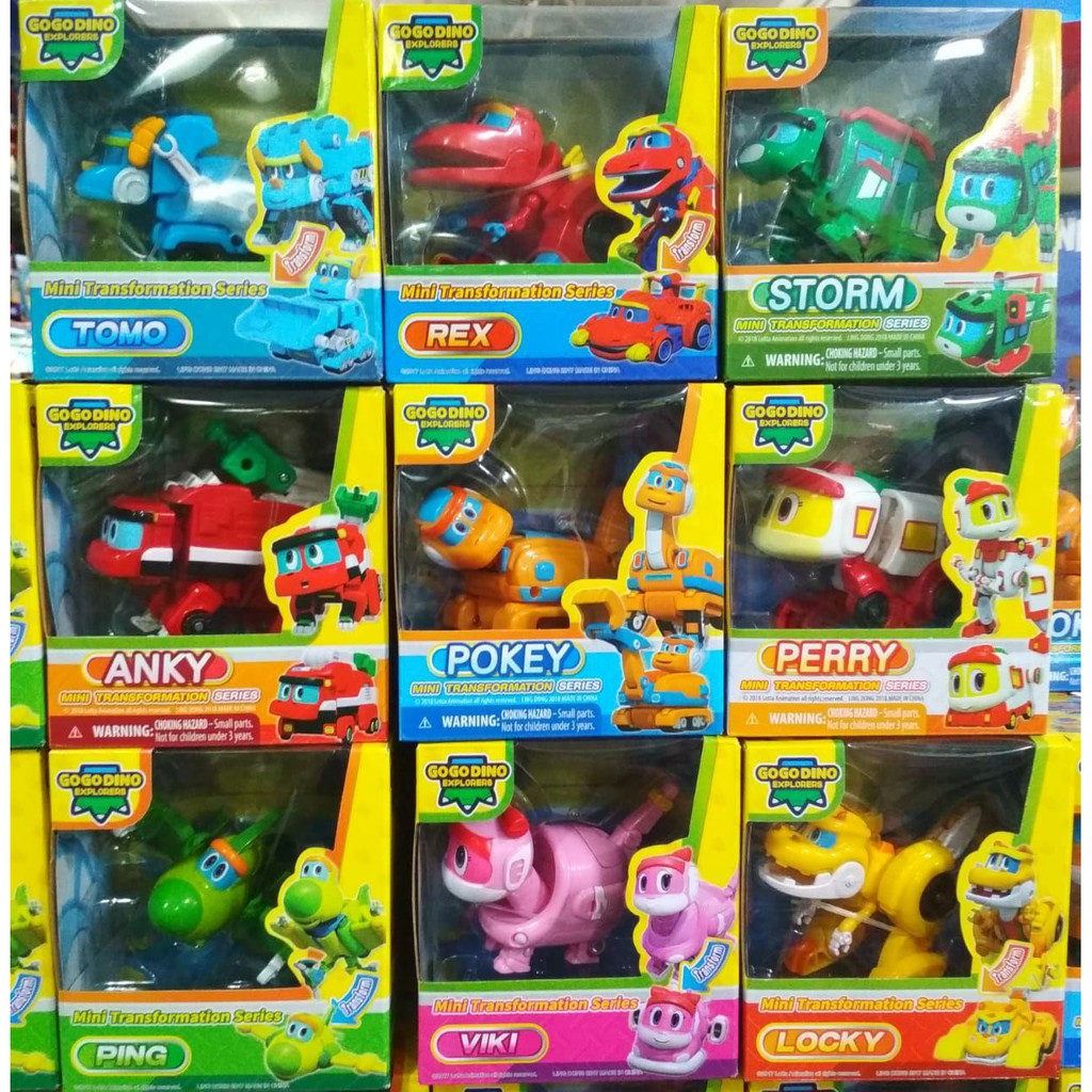 Gogo Dino Transformation Series ORIGINAL Ukuran Kecil  