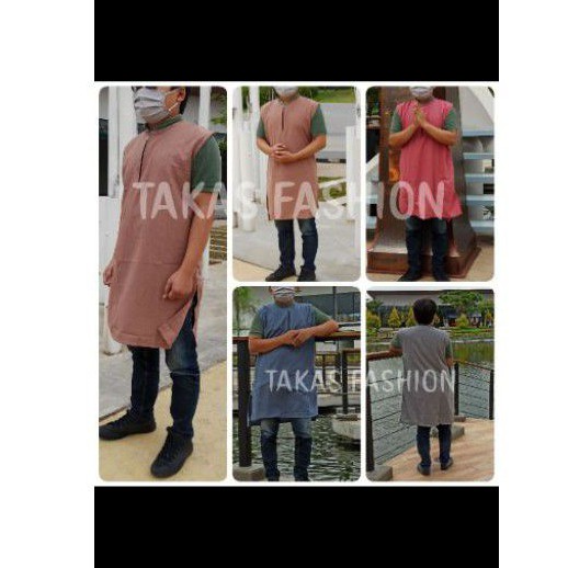 promo rompi sholat pria rosal new styles 4 warna rompi sholat abu