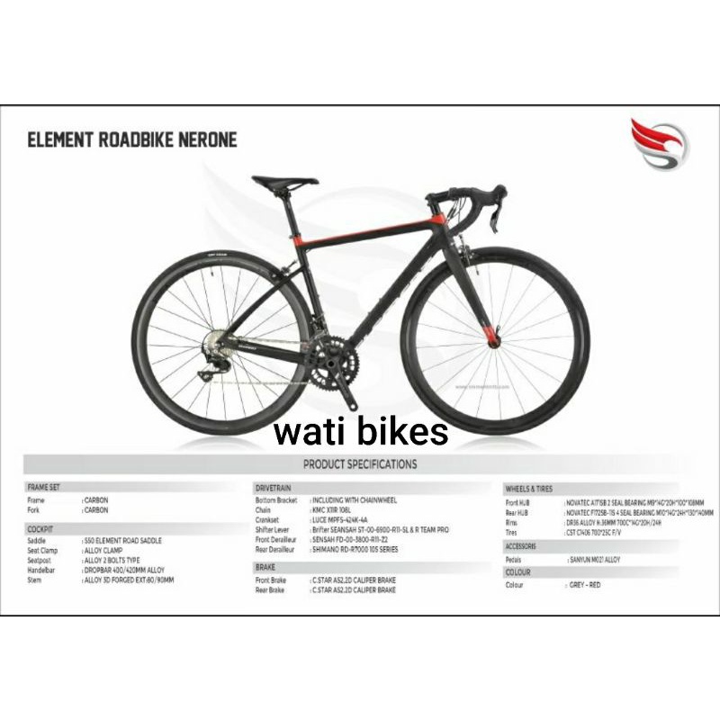 Sepeda Roadbike Nerone by Element