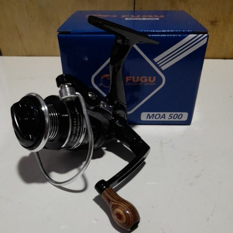 REEL FUGU MOA 500. KATROL UDANG DASARAN SUNGAI DANAU KOLAM GALATAMA. REEL MINI. KATROL UDANG.