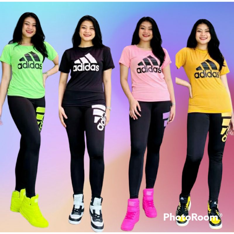 modis keren baju senam adidas panjang list/olahraga wanita/set panjang senam/senam yoga/senam keren