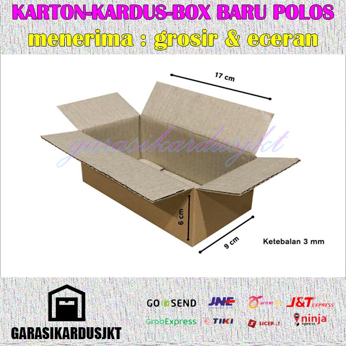 

KARDUS | BOX | KARTON PACKING ( 17 x 9 x 6 ) POLOS BARU