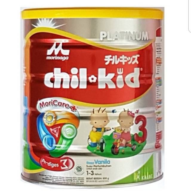 CHIL KID PLATINUM RASA VANILA 800 GR DAN RASA MADU 800 GR