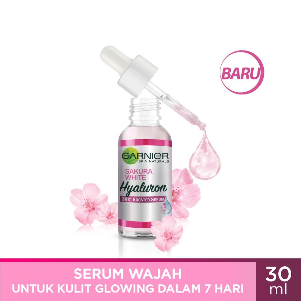 ❤️Glamouroseshop❤️  Garnier Sakura White Hyaluron 30x Booster Serum 30ml (BOTTLE)