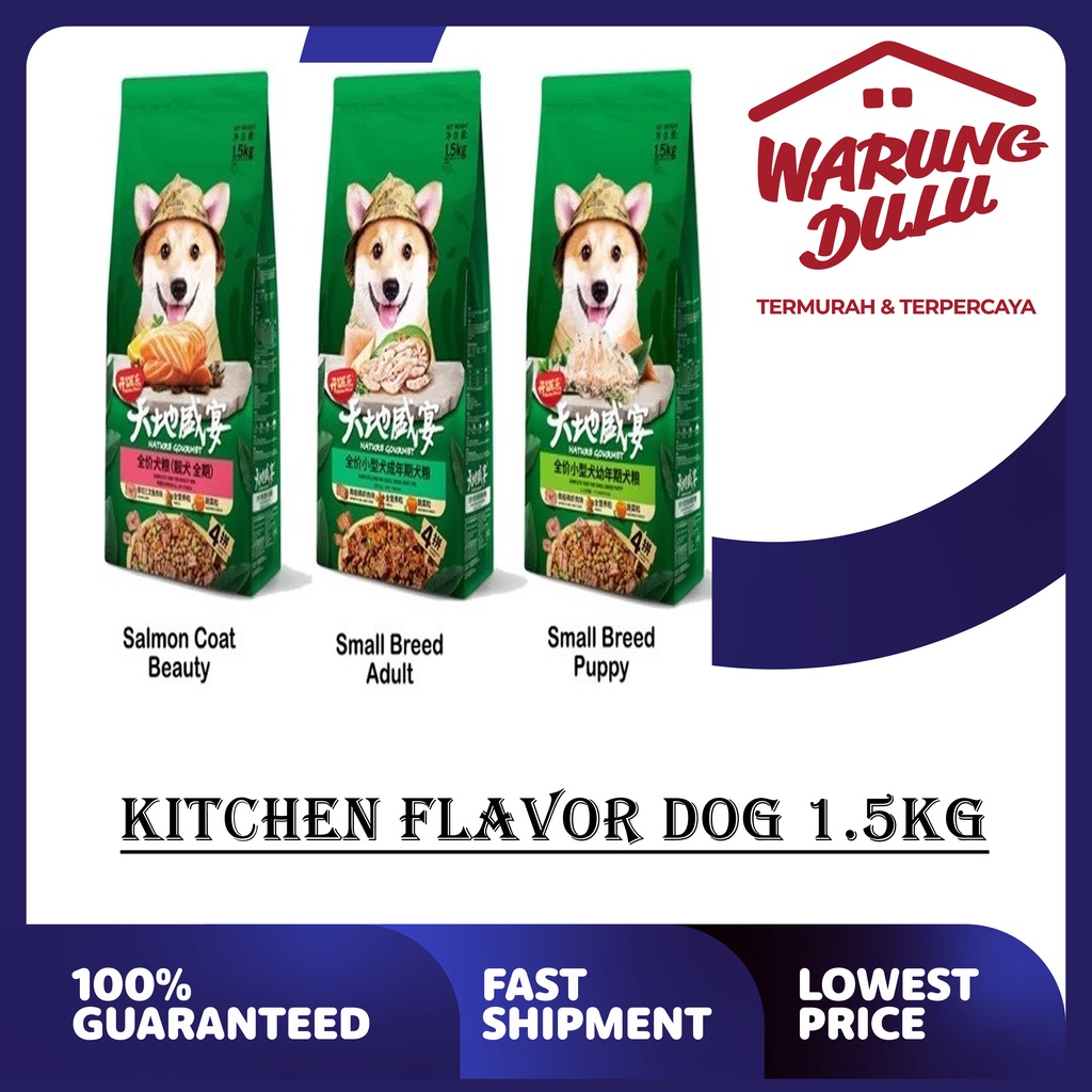 KITCHEN FLAVOR MINI/Small Breed PUPPY 1.5kg (GratisOngkir)