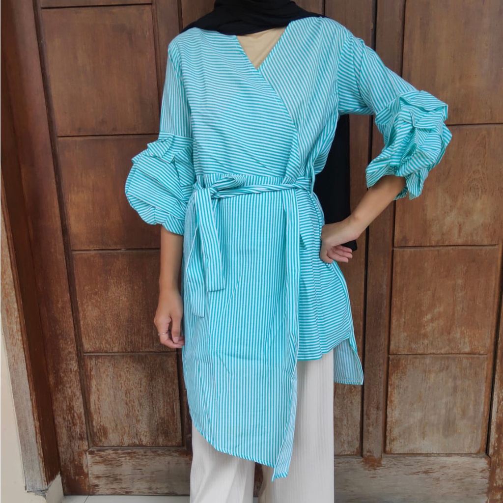 Dress Tangan Balon korean style