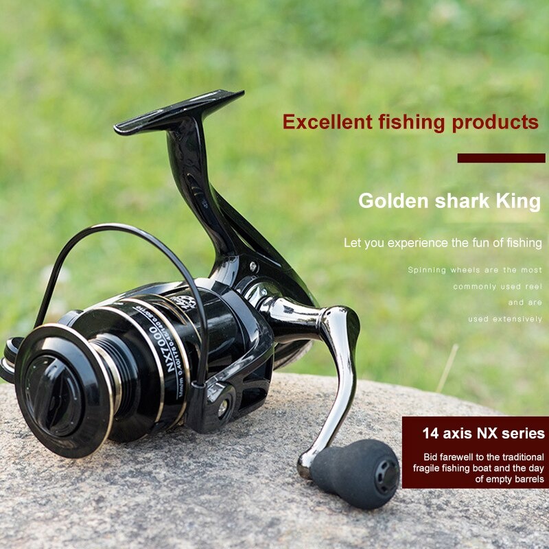 Reel Pancing Spinning 2000- 4000 6000 Metal Nx Fishing 5.2:1 GEAR RATIO