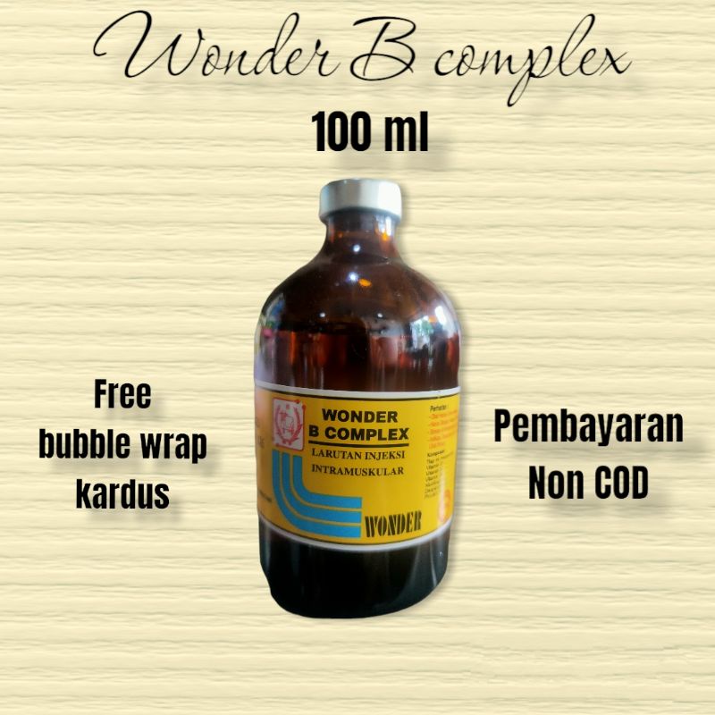 wonder B complex 100 ml-vitamin B komplek injeksi