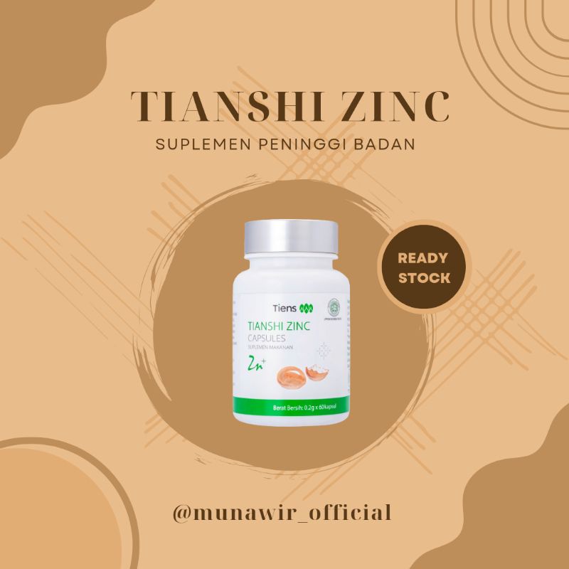 

[ TERLARIS ] suplemen peninggi badan dari tianshi || original zinc tianshi