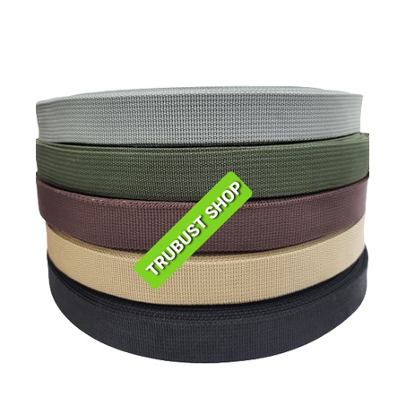 tali webbing tas tali webing fa 2.5cm warna jual/roll