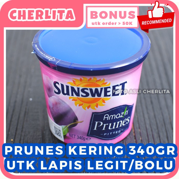 

Buah Kering - Sunsweet Prunes 340 Gram Buah Prune Plum Kering Untuk Lapis Legit