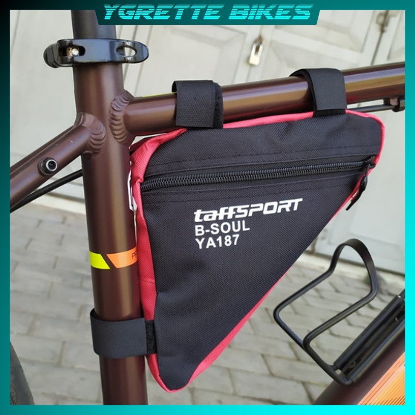 YGRETTE - TaffSPORT Tas FRAME Sepeda Segitiga Nylon Waterproof