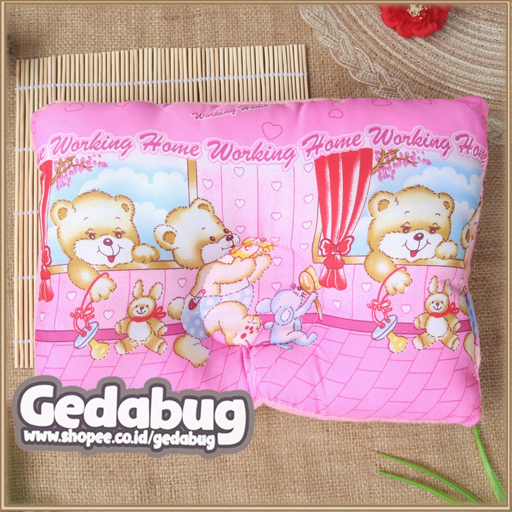 Bantal Peang Okiyo Bulu / Bantal Bayi Peyang Oky 030 - gedabug