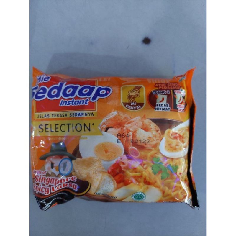 

MI SEDAP SINGAPORE SPICY LAKSA - MIE SEDAAP SELECTION KUAH
