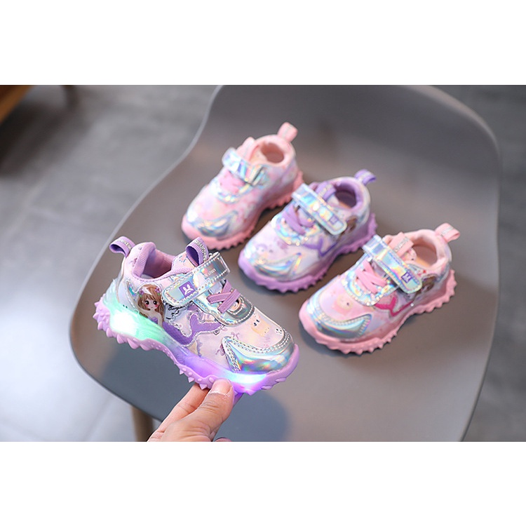 Sepatu Led Anak Perempuan Cute Mermaid