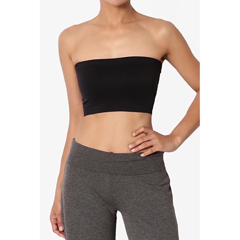 Tube crop top kemben pendek wanita atasan