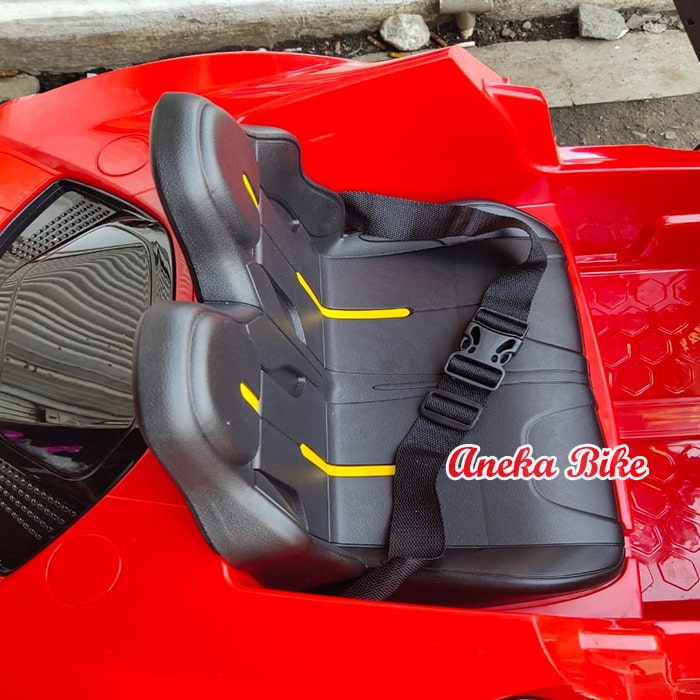 Mobil Aki Anak PMB 6188 Lamborghini Sport Remote Pintu Buka ( Remote + Gas Manual )-3