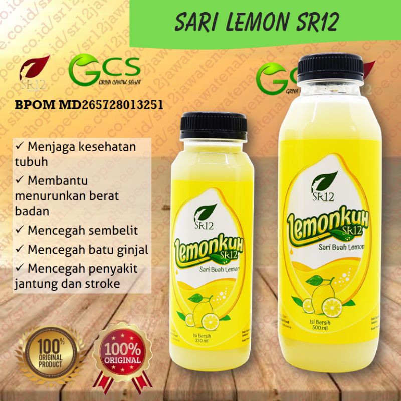 

LEMONKUH SR12 250ML IMUN BOOSTER SARI BUAH LEMON