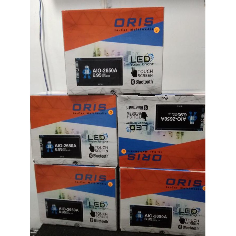 doubledin headunit oris aio-2650A mirror link mobil sigra