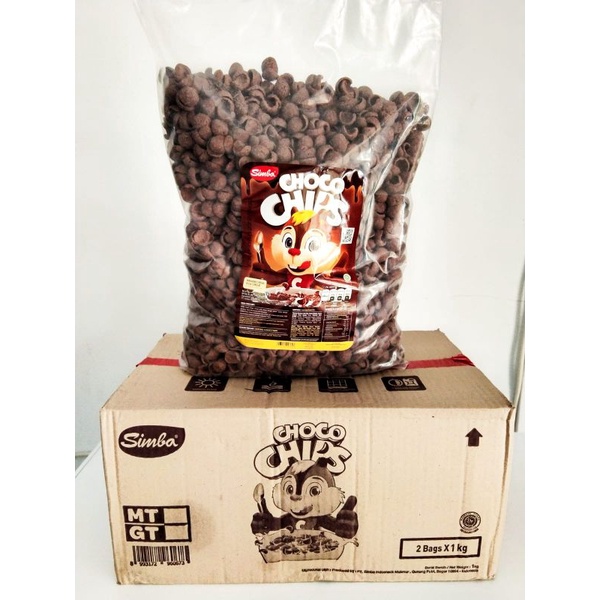 

.950 gr Simba choco chips sereal coklat sarapan camilan anak jumbo size ( ds bgr )