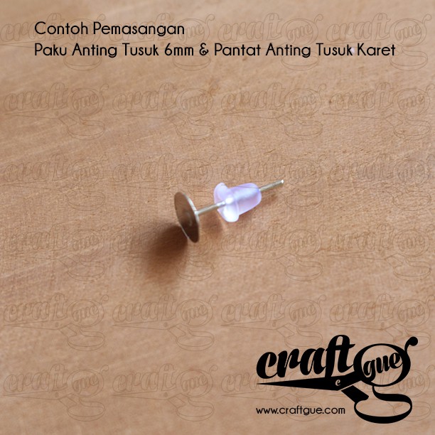 Pantat Anting Tusuk Karet (500pcs)