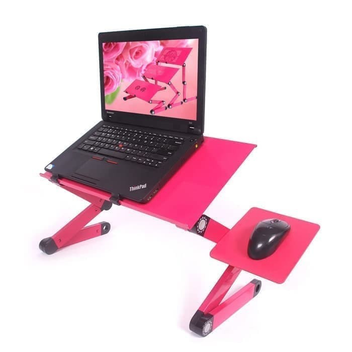 Meja  Laptop  table portable  aluminium meja  Lipat kerja 