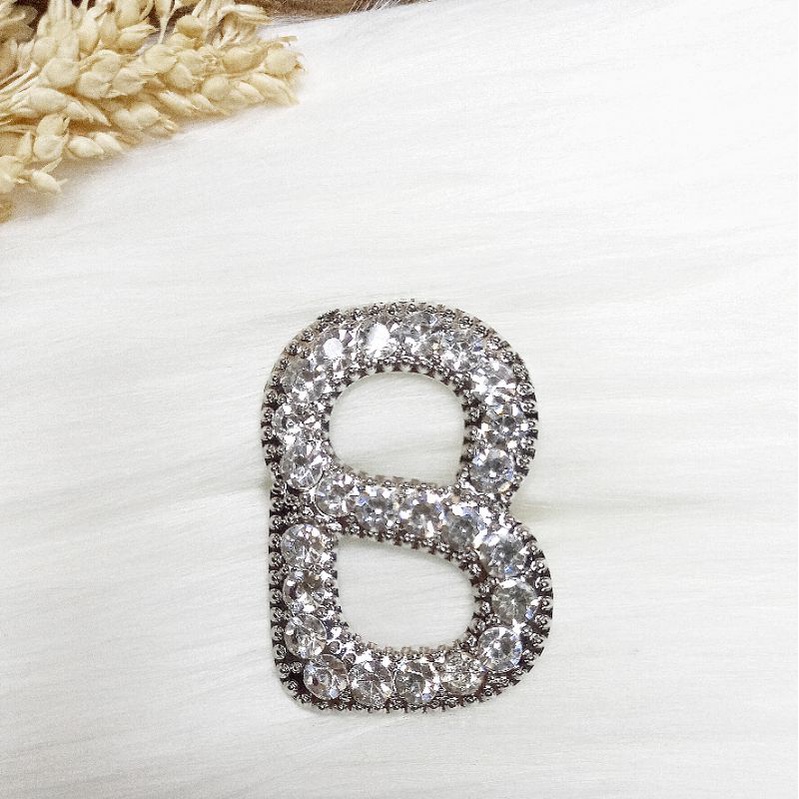 Bros B,bross button,pin Bros buttonscarves-Hj silver